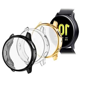 Confezione da 3 Custodie Protettive in gel TPU, Nero/Oro/Trasparente - Zdjęcie 1 z 7