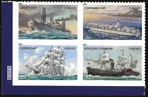 US Merchant Marines Forever Plate Block of 4 Scott #4548-4551 - Picture 1 of 1