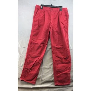 Vintage J.H. Breakers by Thomson Red Straight Leg Jeans Size 35/30 (35/32) Mens - Picture 1 of 12