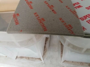 20 x 110 x 140mm sanding pads P220G Finishing Pads wood metal Plastic finishing - Picture 1 of 2