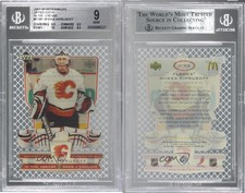 2007-08 Upper Deck McDonald's in the Crease Miikka Kiprusoff #ICMK BGS 9 MINT