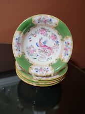 RARE Set of FIVE Minton Cockatrice Green 6 1/2" Coupe Cereal Bowls