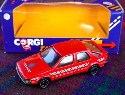 1986 CORGI TURBO #C106/1 1984 SAAB 9000 CC (5 door) "Fire Chief" red MIB 1/43 - Image 1 of 4