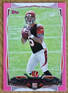 2014 TOPPS FOOTBALL #381 AJ McCARRON PINK #d /499 RC ROOKIE CARD - Picture 1 of 2