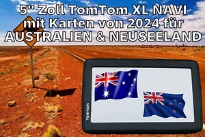 5 Zoll TomTom Navi mit Australien & Neuseeland Karten 2024 TOP Navigationsgerät - Bild 1 von 6