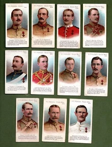 Taddy & Co VC Heroes Boer War (61-80) 1902 Eleven Cards Good to Very Good - Picture 1 of 2