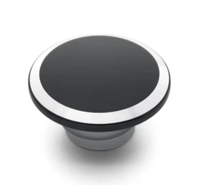 Genuine Harley-Davidson Custom Machine Cut Black Fuel Cap 61100180 - Picture 1 of 4