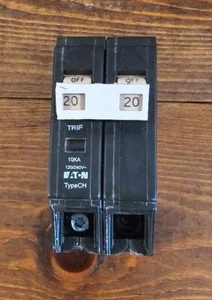 Black 20 Amp Breaker - Picture 1 of 3