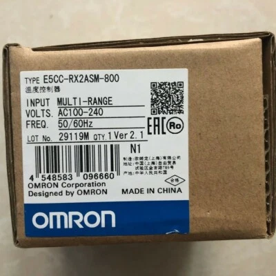 New Omron E5CC-RX2ASM-800 E5CCRX2ASM800 Temperature Controller In Box - Image 1 of 2