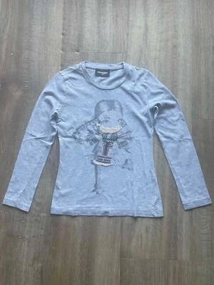 DSQUARED2 T-Shirt Girls Mädchen 8 J. grau, 100% Baumwolle - Bild 1 von 2