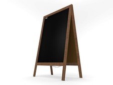 ALLboards Lavagna a Cavalletto da Gesso Struttura in Legno | Diverse Dimensioni