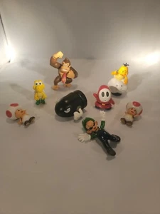 8 Stück Nintendo Mini Figur PVC Super Mario Bros 1,5 bis 3 Zoll L@@K - Bild 1 von 9