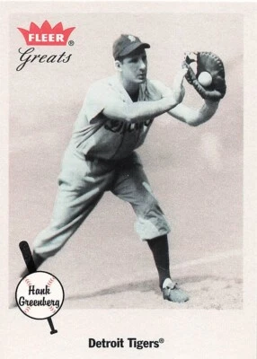 2002 Greats of the Game #100 Hank Greenberg - Image 1 of 2