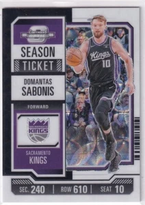 2023-24 Panini Contenders Optic NBA 49 Domantas Sabonis Black White Choice 17/25 - Bild 1 von 2