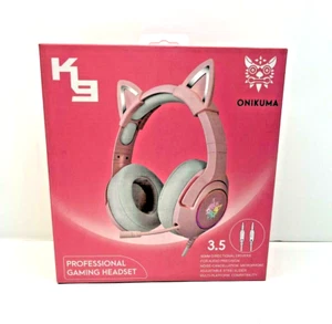 ONIKUMA 3.5MM Gaming Headset for PS4 Xbox PC Stereo Mic LED Computer Headphone - Picture 1 of 4