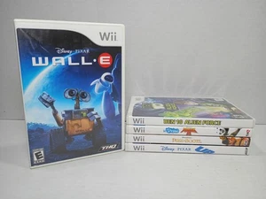 Nintendo Wii Games Lot of 5 Wall-E Puss In Boots Kung Fu Panda 2 Disney Pixar Up - Picture 1 of 6