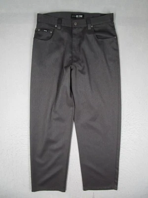 BC Ethic Pants Mens 34 Polyester EZ Fit Smooth Custom Fit 5 Pocket Made USA - Image 1 of 4
