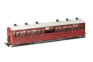 GR-450U Peco OO9 Gauge Obervation Coach Unlettered Indian Red - Picture 1 of 1