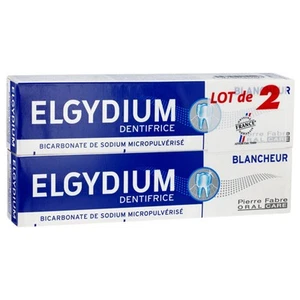 Elgydium Bleaching Zahnpasta 2 x 75 ml enthält Natriumbikarbonat in mikropulveri - Bild 1 von 1