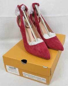 Fashare Damen High Heel Stiletto Pumps spitz zulaufend 4" Absatz burgunderrot Gr. 6,5 NEU - Bild 1 von 9