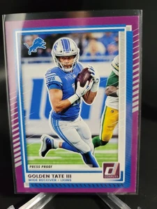 2025 Panini Donruss - Golden Tate III Purple Press Proof #174 Lions - Bild 1 von 4