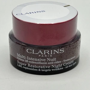 Clarins Super restaurative Nachtcreme, alle Hauttypen 50ml/1,7oz, OHNE BOX, VERSIEGELT - Bild 1 von 3