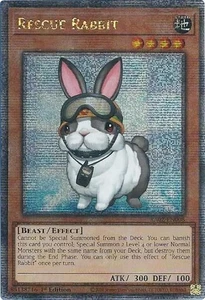 Yu-Gi-Oh! Rescue Rabbit (Quarter Century Secret Rare) Quarter Century Secret Rar - Picture 1 of 1