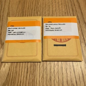 APBA Baseball 1983 MLB Saison Team Set NUR Karten.  2 Team Set Lot.  VINTAGE - Bild 1 von 6