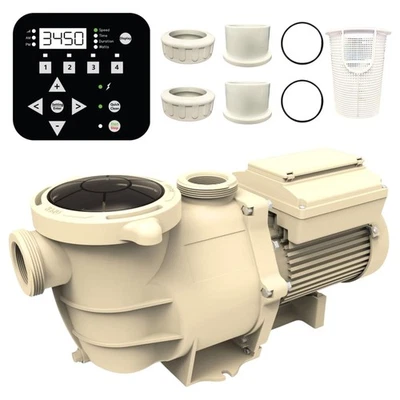 Swimline Hydrotools Variable Speed Self Priming 6660 GPH Filter Pump for Pools - Image 1 of 4