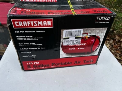 Tanque de ar Craftsman 5 galões modelo #9.15200-PSI Max 135 novo caixa aberta - Imagem 1 de 4