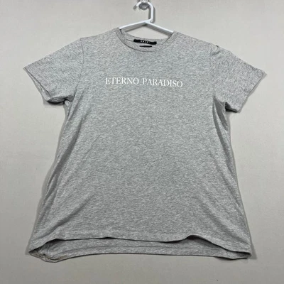 Ksubi T Shirt Casual Crew Neck Cotton Tee Grey Mens Small S Slim Fit - image 1 of 4