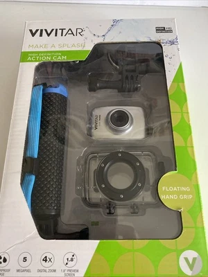Vivitar Make A Splash HD Action Cam Accessory Bundle Waterproof New - Image 1 of 3