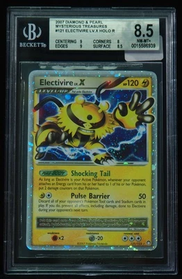 Electivire LV.X 121 BGS NM-M+ 8.5 Mysterious Treasures Pokemon Card - Image 1 of 3