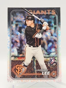 2024 Topps All-Star Game Logo #691 Jung Hoo Lee Rookie Card Rainbow Foil Giants - Picture 1 of 2
