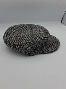Hanna Hats Of Donegal Made In Ireland Baker Boy Pure New Wool Flat Cap Size L - Picture 1 of 7
