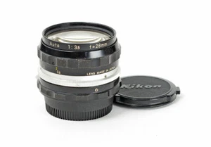 Nikon Nikkor H Auto 3.5/28mm f/3.5 28mm mount Wide Angle Nikon F No.769650 a - Picture 1 of 3