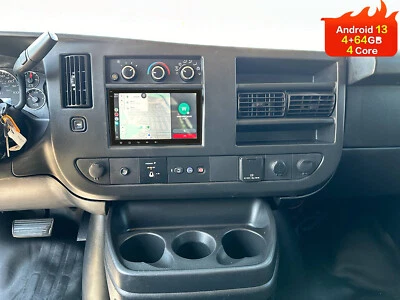 For GMC Savana 1500 2500 2008-2014 Wifi CarPlay Android Car Stereo Radio GPS  - Image 1 of 4