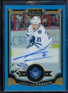 2015-16 O-Pee-Chee Platinum Blue Rainbow Autographs #JV James van Riemsdyk - Bild 1 von 2