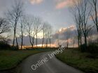 Photo 6x4 Road to Ashby St Ledgers Crick/SP5872 A wintry sunset as you t c2009