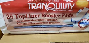 2070 TRANQUILITY REGULAR TOPLINER BOOSTER PAD 25/PACK DISCREET PACKAGING - Picture 1 of 9