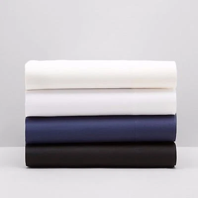 SFERRA LARINO 3410~ 3pc  KING FLAT SHEET 2 KING PILLOWCASES IVORY OXFORD NEW - Image 1 of 4