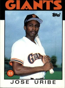 1986 Topps #12 Jose Uribe - NM - Picture 1 of 2