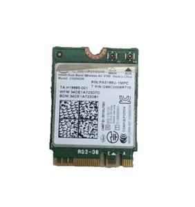 Intel Dual Band Wireless- AC3160 Model 3160NGW 433Mbps BT4.0 M.2 0N2VFR - Photo 1/2