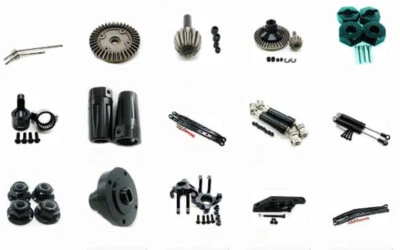 Aluminum metal Upgrade Parts Fit For 1/10 Rc AXIAL Jeep Wraith AX90056 car black - Image 1 of 4