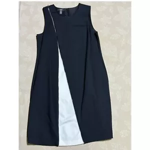 Alfani Women's Black Dress Sleeveless Sheath Zipper Detail Plus Size 16W - Picture 1 of 3