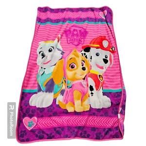 Coperta Paw Patrol coperta in pile morbido Skye, Everett, 65"" x 44"" ragazza rosa - Foto 1 di 4