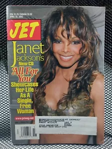 Single Janet Jackson All For You Black Americana JET Magazine April 30 2001 - Picture 1 of 1