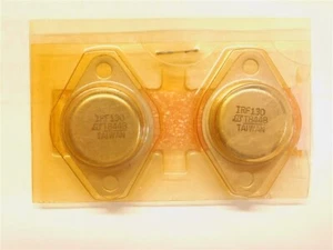2 Siliconix IRF130 100V 14A N-Channel Enhance Mode MOSFET Transistors TO-3 - Picture 1 of 1