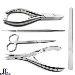 Professional Toe Nail Clippers Cutters Set Chiropody Podiatry Heavy Duty Tools - Picture 1 of 6