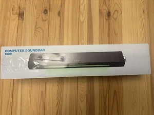 Computer Speakers, Bluetooth Soundbar, HiFi Stereo, 3.5mm Aux-in Connection, USB - Picture 1 of 6